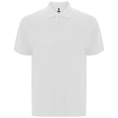 Weißes Centauro Premium Poloshirt Unisex von roly, individuell mit Logo bedruckbar, Werbeartikel bei Signalshop.de.