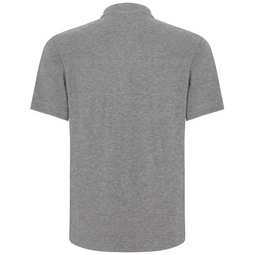 Graues Centauro Premium Poloshirt Unisex, individuell bedruckbar, idealer Werbeartikel von Signalshop.de.