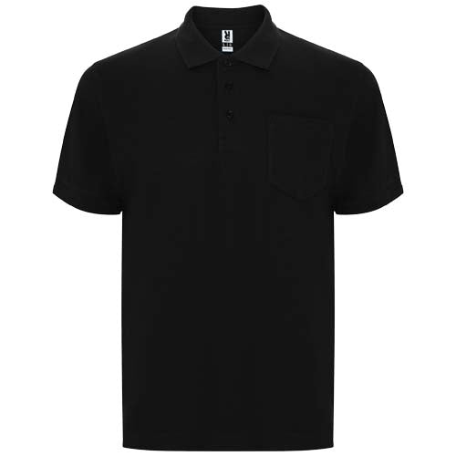 Schwarzes Centauro Premium Poloshirt Unisex von Signalshop.de, individuell bedruckbar, Werbeartikel.
