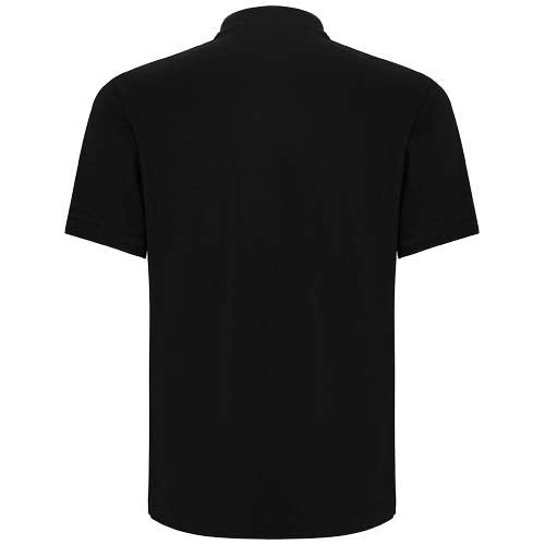 Schwarzes Centauro Premium Unisex Poloshirt, individuell gestaltbar, Werbeartikel von Signalshop.de.