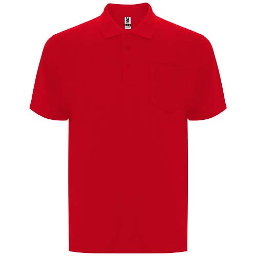 Rotes Centauro Premium Poloshirt Unisex von Signalshop.de, individuell bedruckbar, ideal als Werbeartikel, Werbegeschenk.