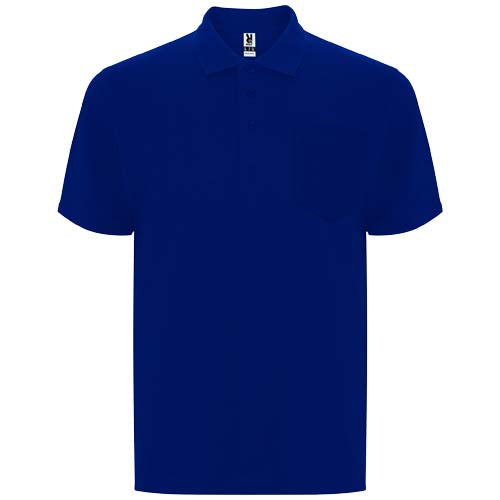 Centauro Premium Poloshirt Unisex in Blau, individuell mit Logo gestaltbar, erhältlich bei Signalshop.de, ideal als Werbeartikel, Werbegeschenke, Werbemittel, Giveaway.