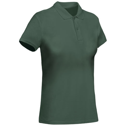 Damen Poloshirt aus Bio-Baumwolle in Grün, individuell mit Logo bedruckbar, erhältlich auf Signalshop.de, ideal als Werbemittel.