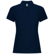 Damen Poloshirt in Dunkelblau von Pegaso, individuell gestaltbar mit Logo, erhältlich bei Signalshop.de; Werbeartikel, Werbegeschenke, Werbemittel, Giveaway.