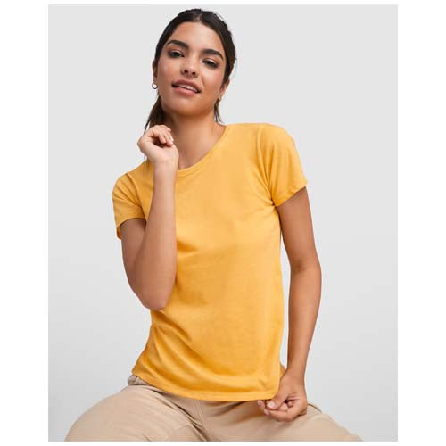 Gelbes Fox T-Shirt für Damen von Roly, individuell bedruckbar, erhältlich bei Signalshop.de, Werbeartikel, Werbegeschenke.