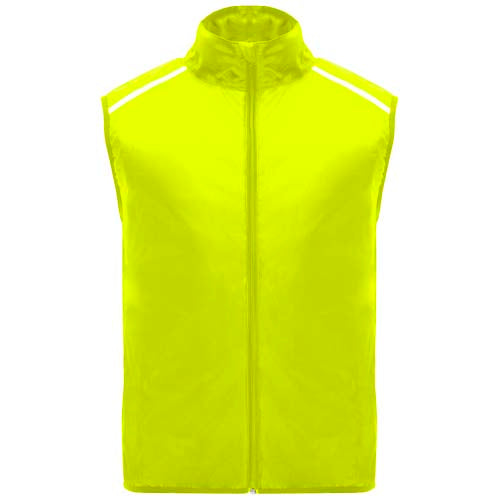 Unisex Laufweste Jannu in Gelb, individuell bedruckbar, ideal für Sport und Laufen. Signalshop.de Werbeartikel.