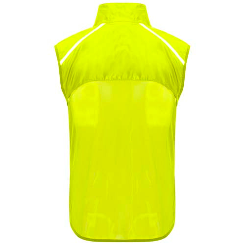 Gelbe Jannu Laufweste Unisex, leicht, individuell bedruckbar, ideal für Sport, Signalshop.de Werbeartikel.