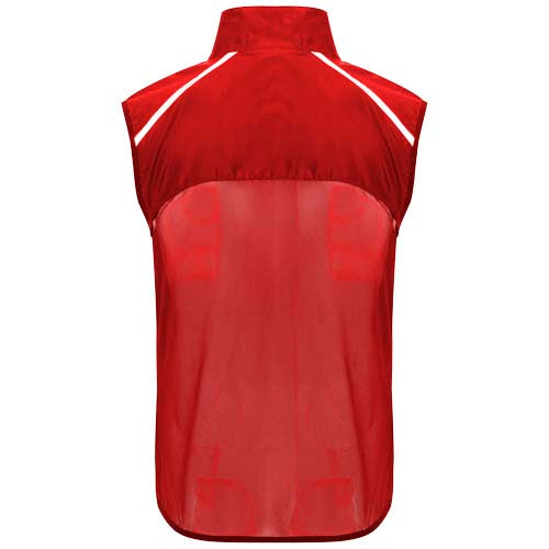 Rote Jannu Unisex Laufweste von Signalshop.de, individuell bedruckbar, idealer Werbeartikel fr Sport und Bewegung.