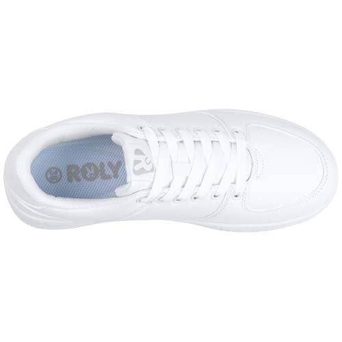 Baylor Sneaker Unisex, weiße Turnschuhe von Roly, individuell mit Logo gestaltbar, Signalshop.de Werbeartikel