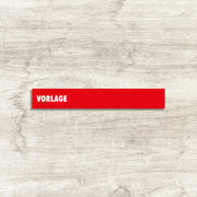 Würth | Gondelschilder rot (80x10cm)