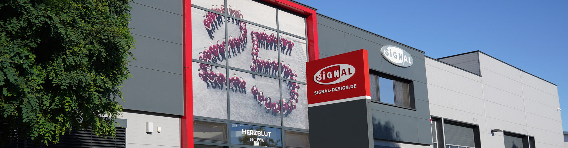 signal design unternehmensgebäude. signalshop