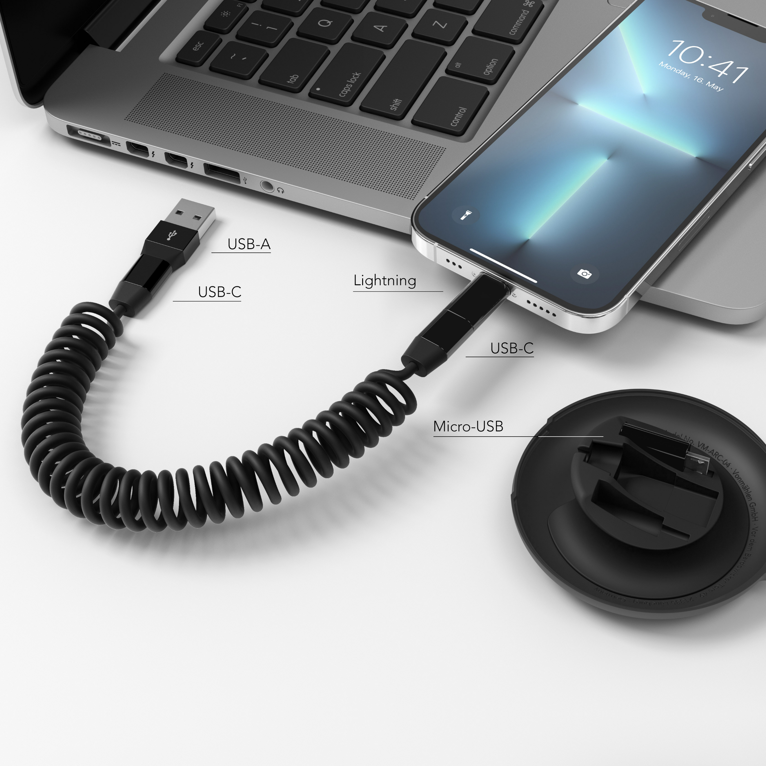 ALLROUNDO® ECO - 6-in-1 Ladekabel