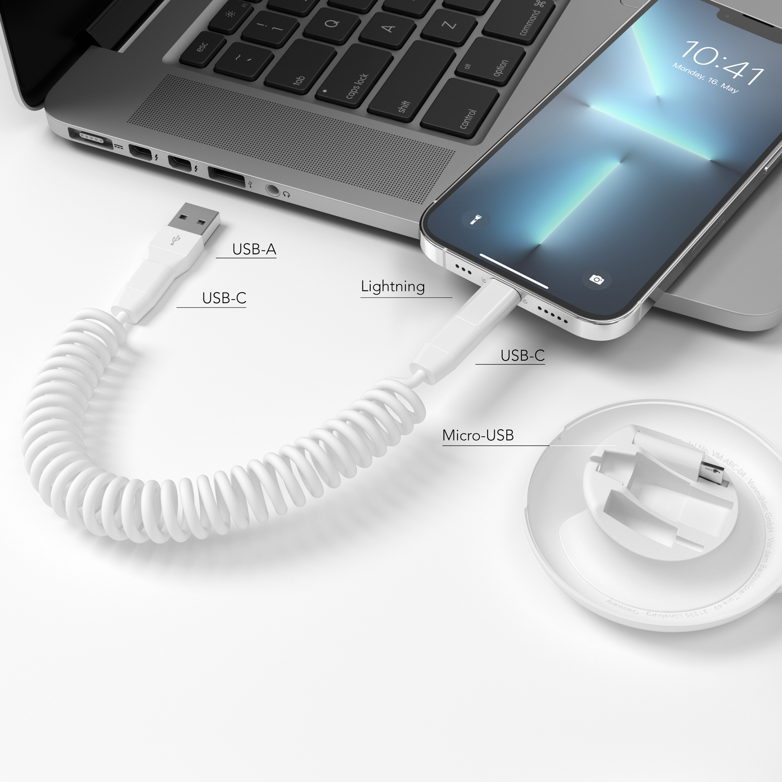 ALLROUNDO® ECO - 6-in-1 Ladekabel