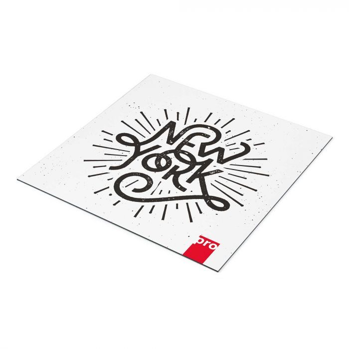 Aluminiumschild mit 