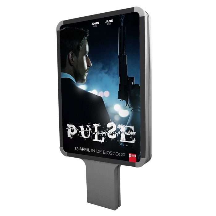 City-Light-Poster mit Filmplakat "Pulse", individuell bedruckbar, Werbeartikel von Signalshop.de.