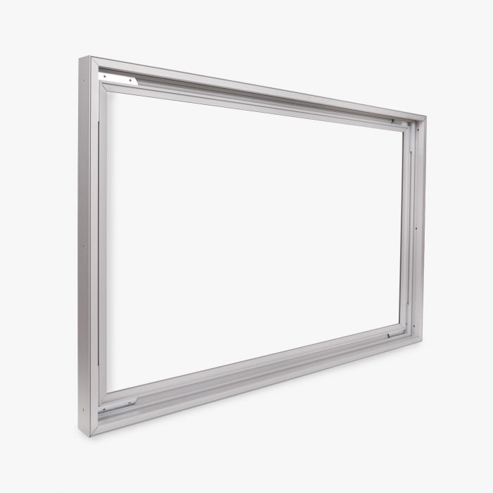 Outdoor-Textilrahmen aus Aluminium, individuell gestaltbar, ideal als Werbeartikel bei Signalshop.de.