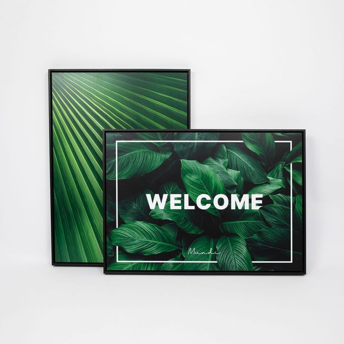 Platte mit Rahmen, individuell gestaltbar, mit Pflanzenmotiv, Signalshop.de Werbeartikel, Werbegeschenke.