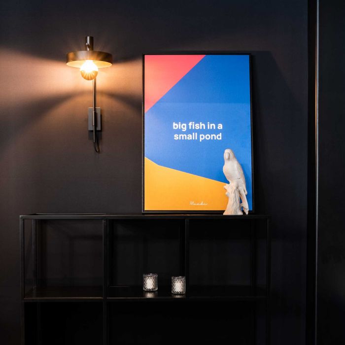Platte mit Rahmen von Signalshop.de, individuell gestaltbar, ideal als Werbeartikel, Werbegeschenk, Werbemittel.