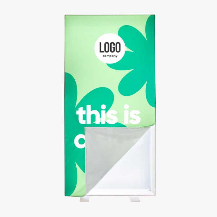 Pixlip Go Rahmen, grüner Werbeartikel von Signalshop.de, individuell mit Logo bedruckbar, Werbegeschenk.