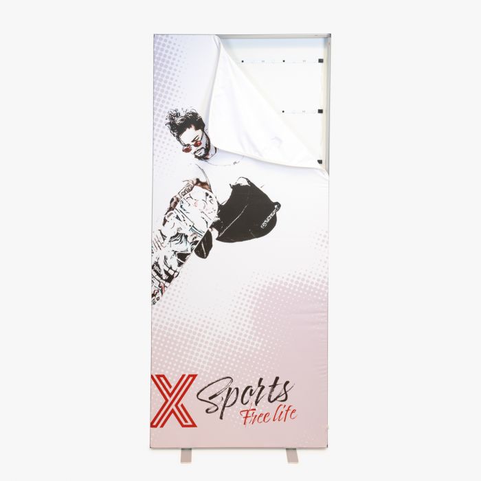Pop-up LED Rahmen mit individuell bedruckbarem Textil, Signalshop.de Werbeartikel, Werbegeschenke, Werbemittel, Giveaway.