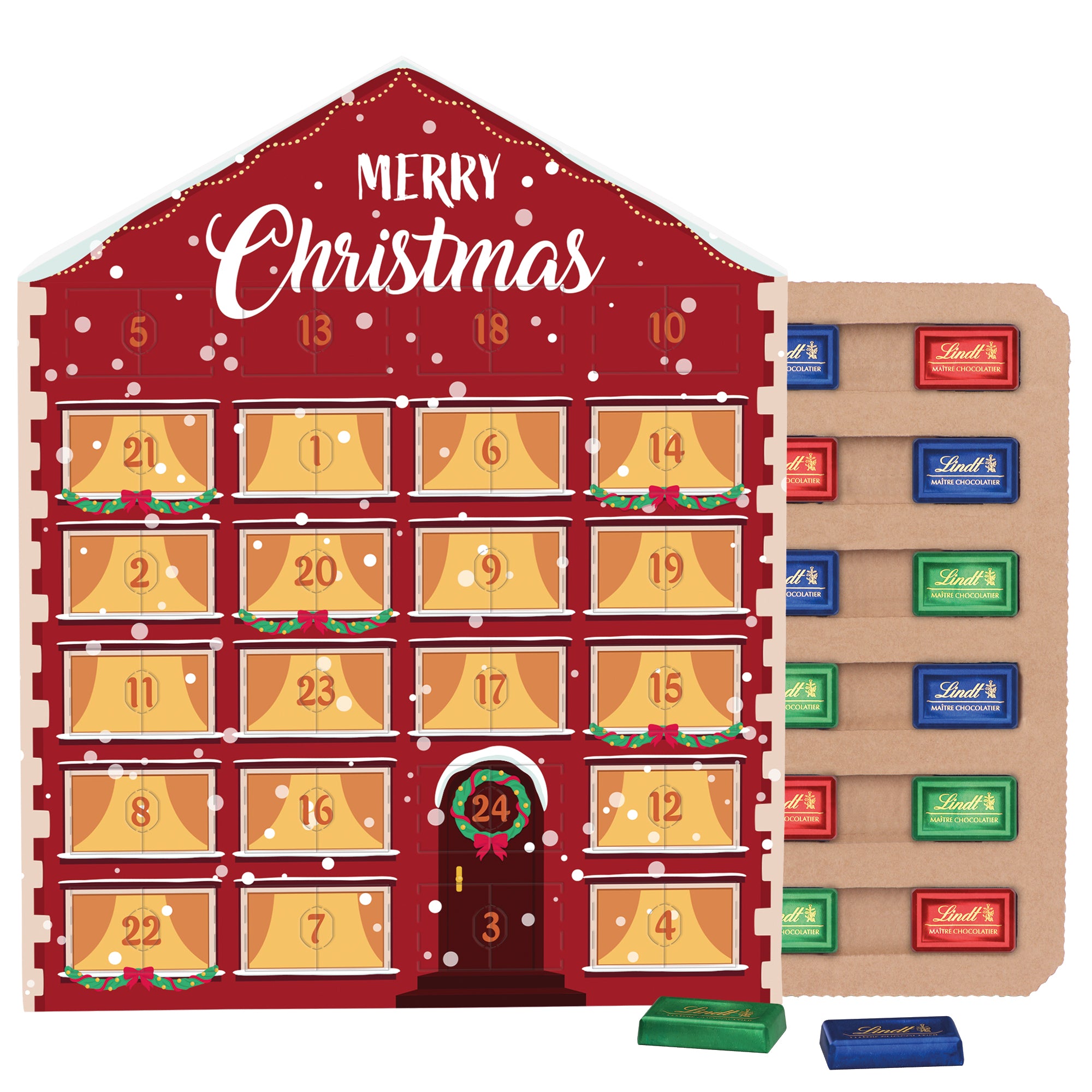 Täfelchen Adventskalender Haus