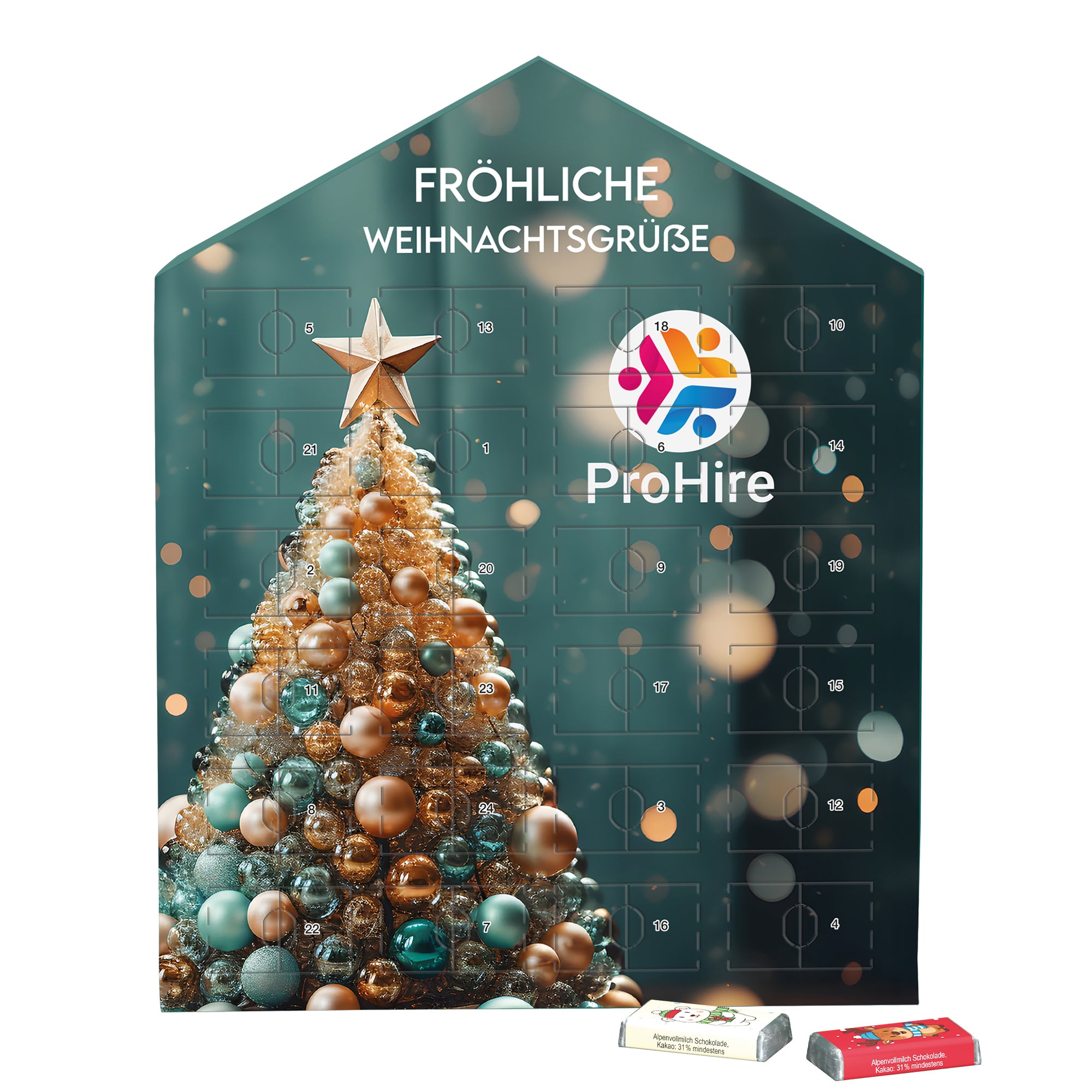 Täfelchen Adventskalender Haus