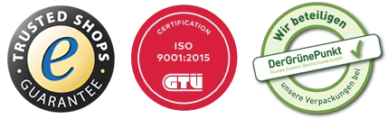 trusted shops din iso 9001 grüner punkt zertifizierung signalshop.de