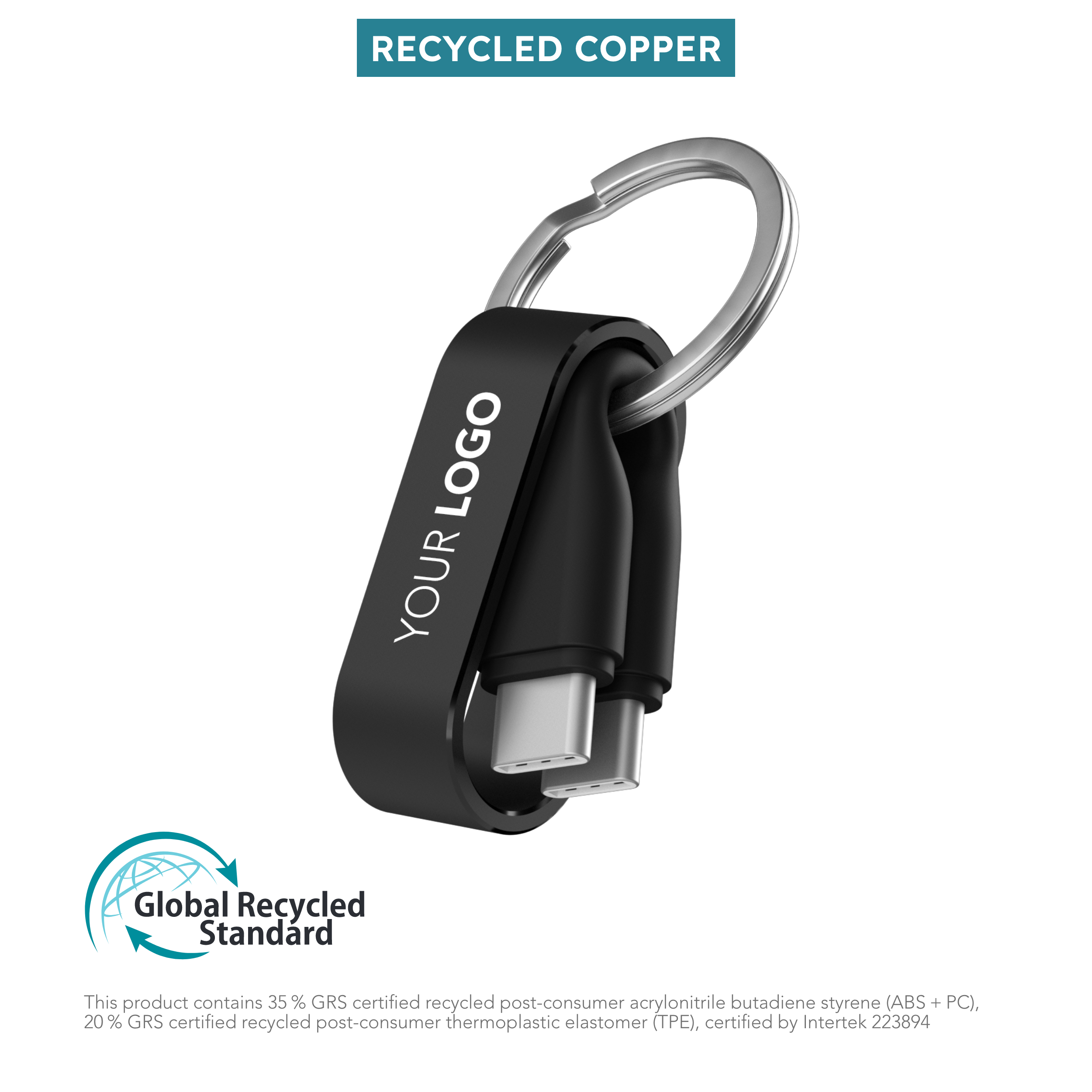 ZWEINS® C - USB-C Schlüsselanhänger