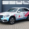 Weißes SUV mit Gestaltungskonzept Premium 699€ Design von grauem Baukasten.