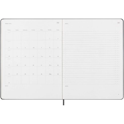 Planner bedrucken Moleskine 12 Monate Smart Planner Pro XL