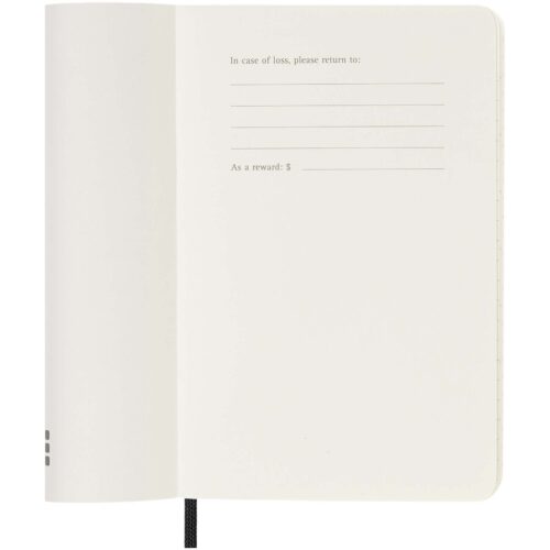 Wochenplaner bedrucken Moleskine Softcover 12 Monate Wochenkalender, Pocket-Format