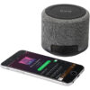 Bluetooth-Lautsprecher bedrucken Fiber 3W Bluetooth® Lautsprecher mit kabelloser Ladefunktion