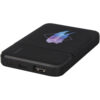 Powerbank mit Logo bedrucken Loop 5000 mAh Powerbank aus recyceltem Kunststoff