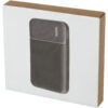 Powerbank mit Logo bedrucken Loop 5000 mAh Powerbank aus recyceltem Kunststoff