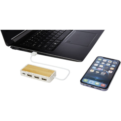 USB-Hub bedrucken Terrazzo USB 2.0 Hub