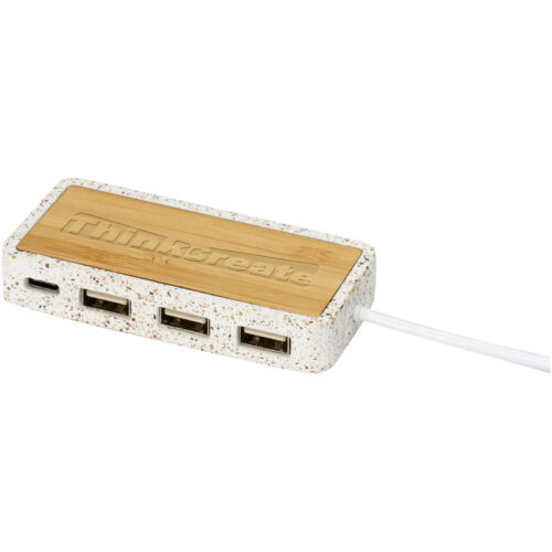 USB-Hub bedrucken Terrazzo USB 2.0 Hub