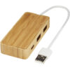 Bambus USB 2.0-Hub bedrucken Tapas USB-Hub aus Bambus