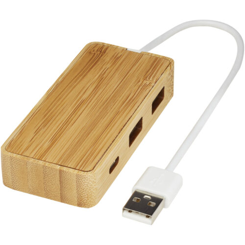 Bambus USB 2.0-Hub bedrucken Tapas USB-Hub aus Bambus