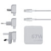Ladekabel bedruckt Xtorm XVC2067 GaN Ultra 67 W Reiseladegerät mit 100 W USB-C PD-Kabel