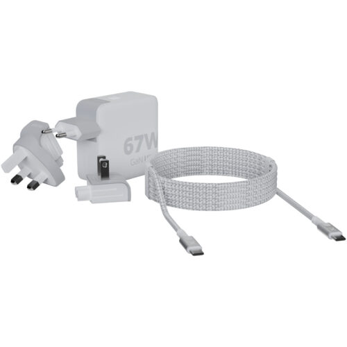 Ladekabel bedruckt Xtorm XVC2067 GaN Ultra 67 W Reiseladegerät mit 100 W USB-C PD-Kabel