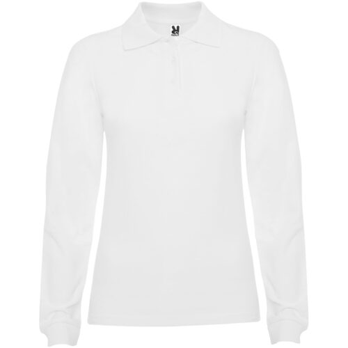 Poloshirt bedrucken Estrella Langarm Poloshirt für Damen