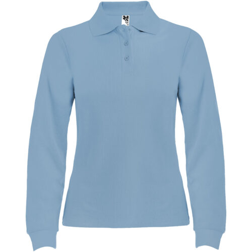 Poloshirt bedrucken Estrella Langarm Poloshirt für Damen