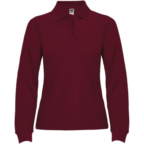 Poloshirt bedrucken Estrella Langarm Poloshirt für Damen