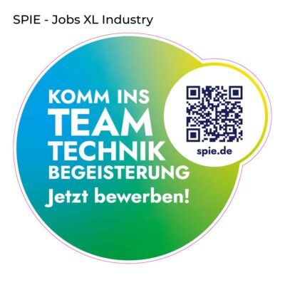 Werde Teil der Technik-Enthusiasten bei SPIE – Jobs XL Industrie. Jetzt bewerben!.