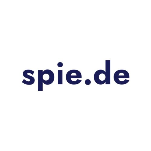 Spie.de“-Logo in dunkelblauer Schrift auf weißem Hintergrund.